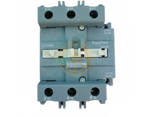 Контактор LC1N80 Schneider Electric 220V 80А